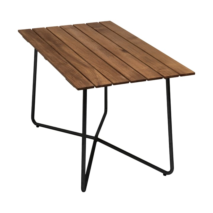 Mesa B25A - Teca sin tratar-negro - Grythyttan Stålmöbler
