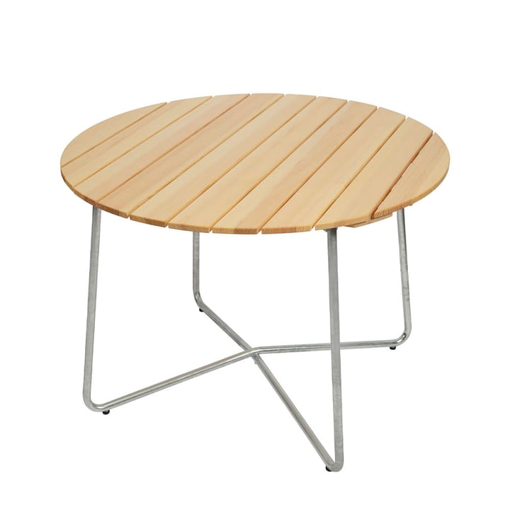 Mesa de comedor 9A - Pino aceitado Ø100 cm - Grythyttan Stålmöbler