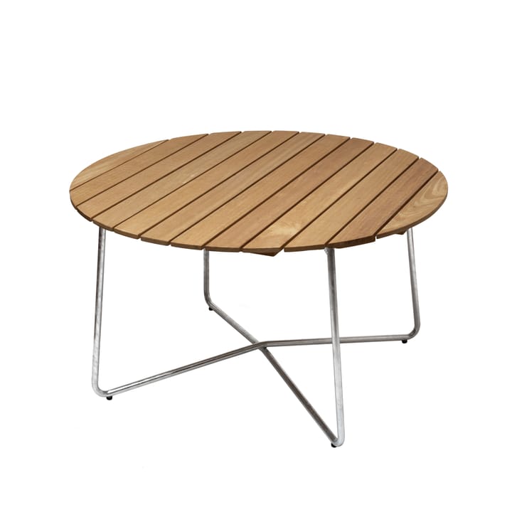 Mesa de comedor 9A - Roble aceitado Ø120 cm - Grythyttan Stålmöbler