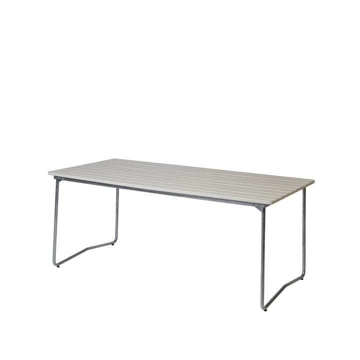 Mesa de comedor B31 170 , Roble lacado blanco-galvanizado en caliente Grythyttan Stålmöbler