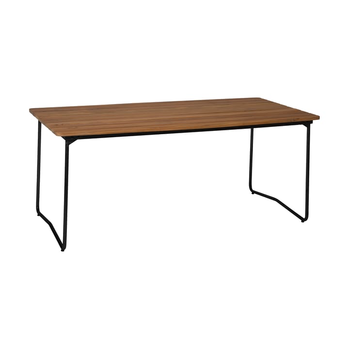 Mesa de comedor B31 170  - Teca sin tratar-negro - Grythyttan Stålmöbler