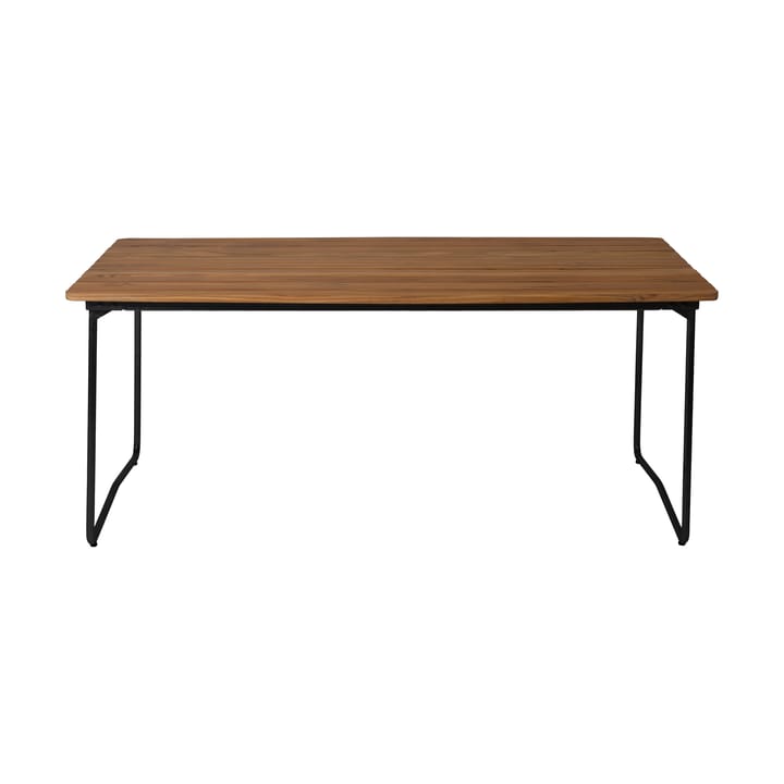 Mesa de comedor B31 170 , Teca sin tratar-negro Grythyttan Stålmöbler