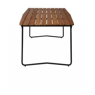 Mesa de comedor B31 170  - Teca sin tratar-negro - Grythyttan Stålmöbler