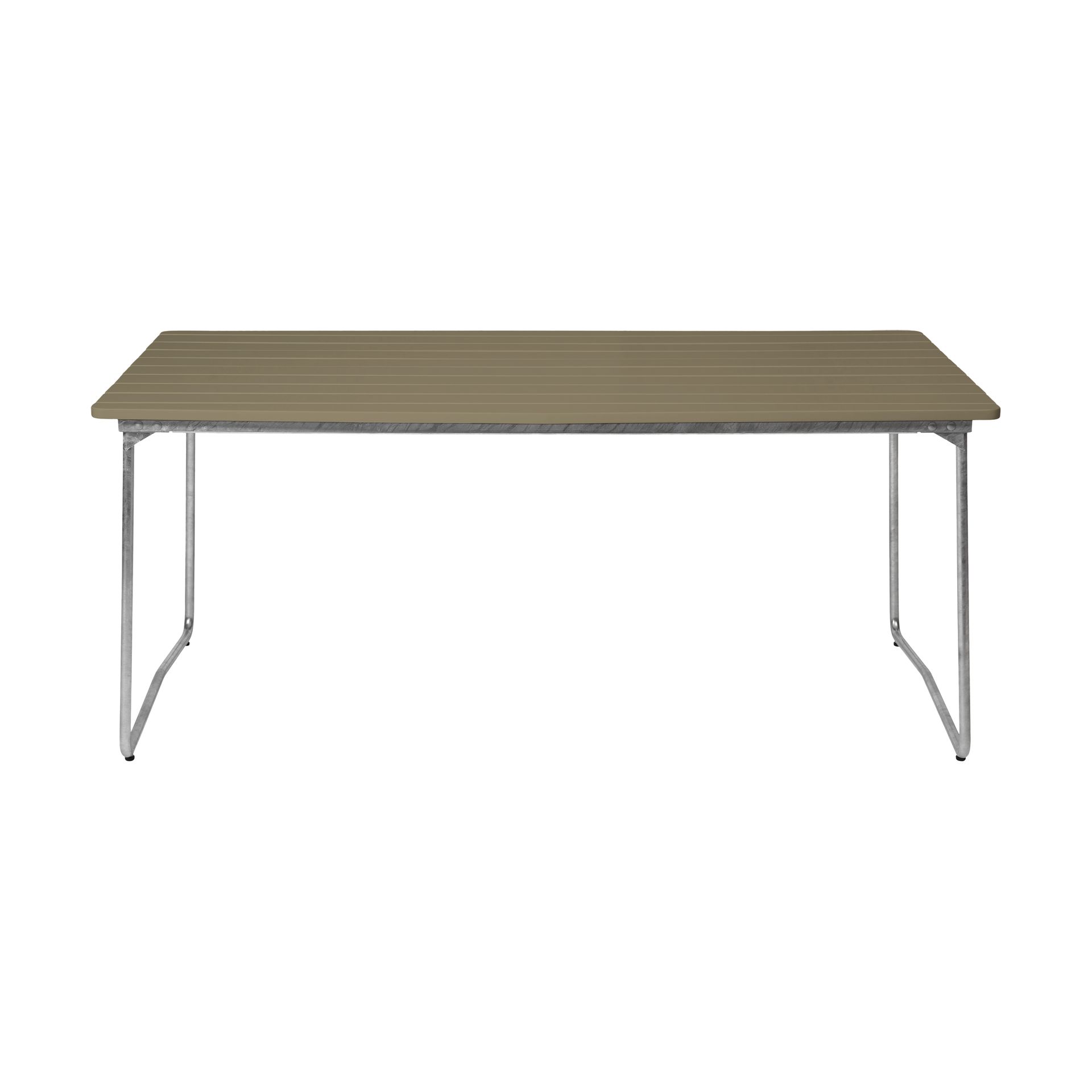 Mesa de comedor B31 170 , Verde claro roble-acero galvanizado Grythyttan Stålmöbler