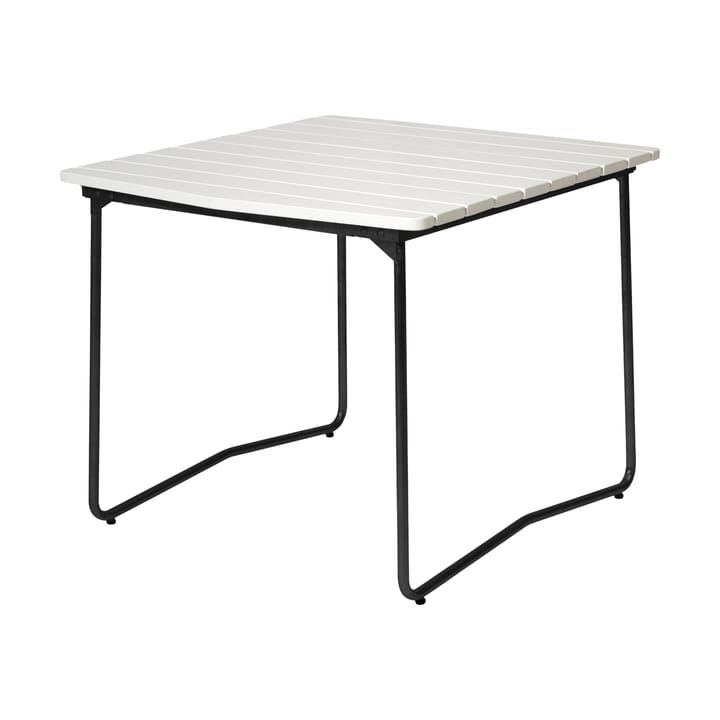 Mesa de comedor B31 84  - Roble lacado blanco-negro - Grythyttan Stålmöbler