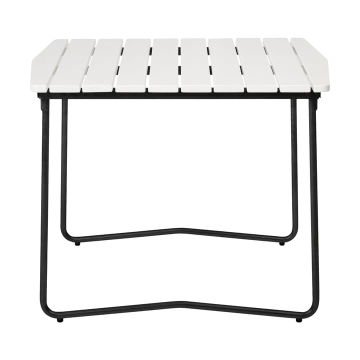 Mesa de comedor B31 84 , Roble lacado blanco-negro Grythyttan Stålmöbler