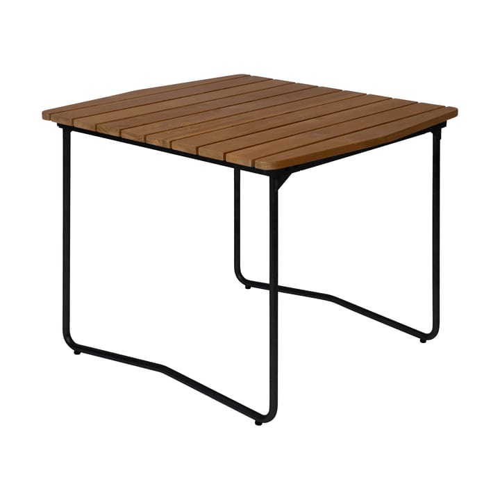Mesa de comedor B31 84  - Teca sin tratar-negro - Grythyttan Stålmöbler