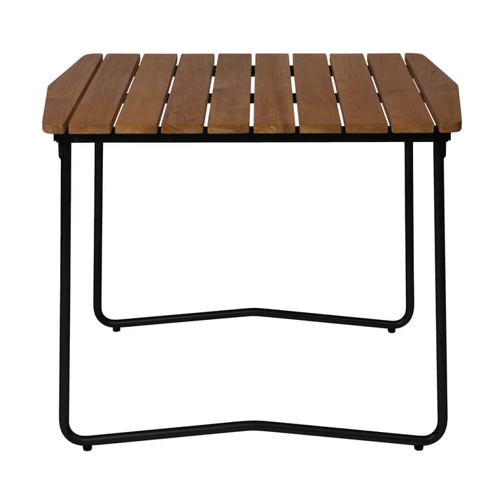 Mesa de comedor B31 84 , Teca sin tratar-negro Grythyttan Stålmöbler