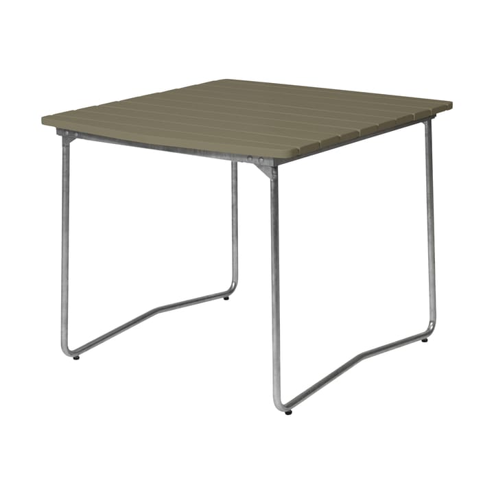 Mesa de comedor B31 84  - Verde claro roble-galvanizada en caliente - Grythyttan Stålmöbler