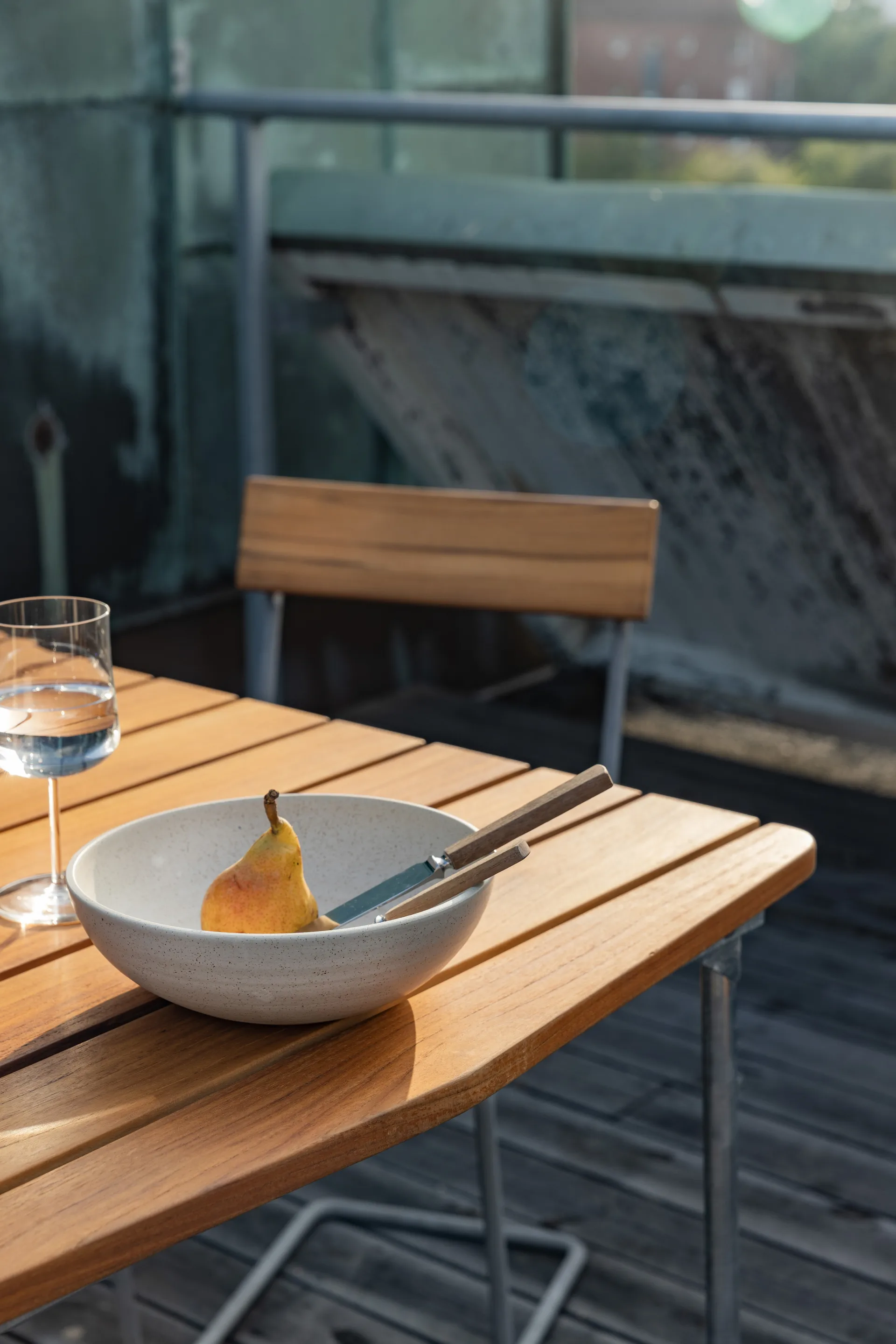 Mesa de comedor B31, Roble aceitado - estructura galvanizada en caliente Grythyttan Stålmöbler