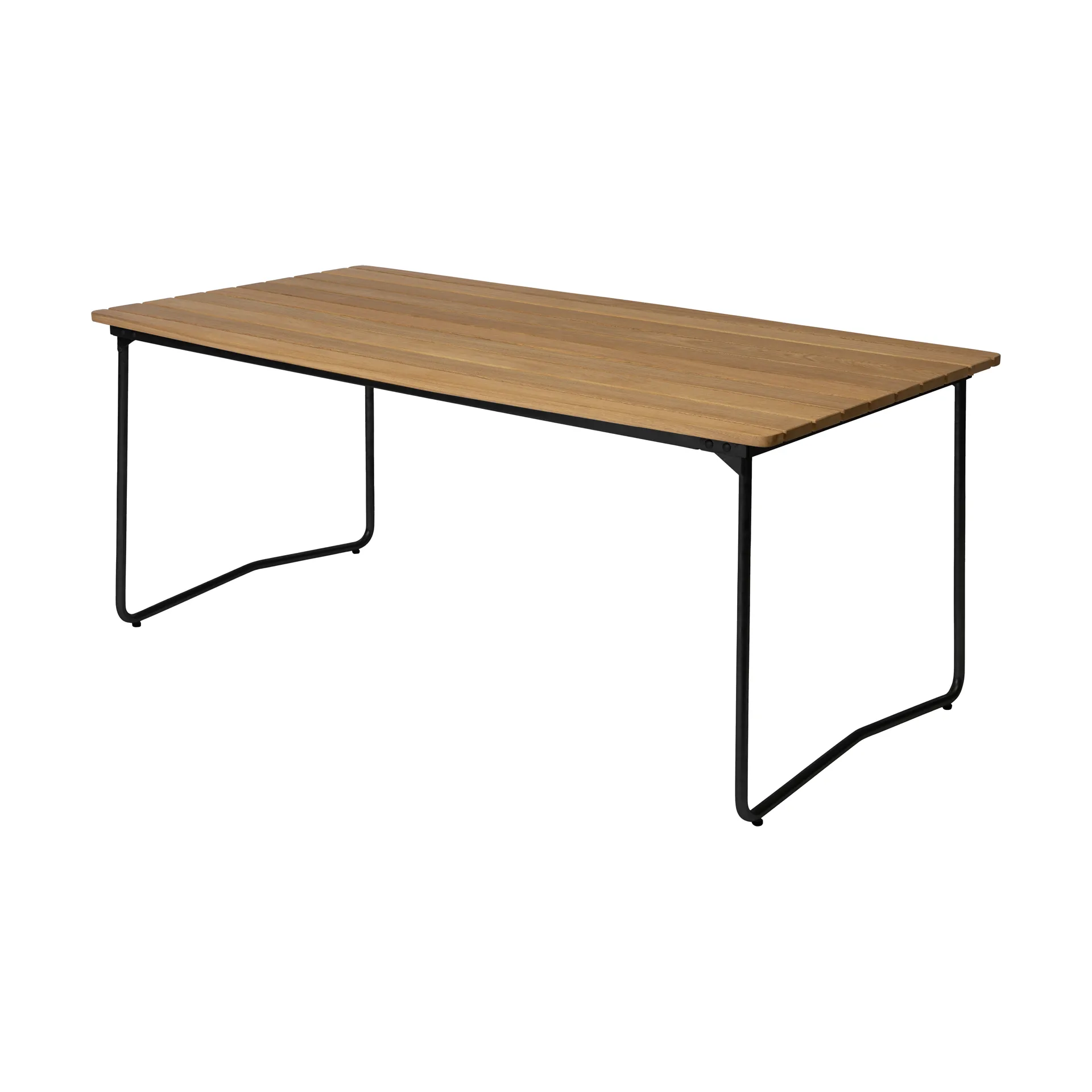 Mesa de comedor B31, Roble aceitado-negro Grythyttan Stålmöbler