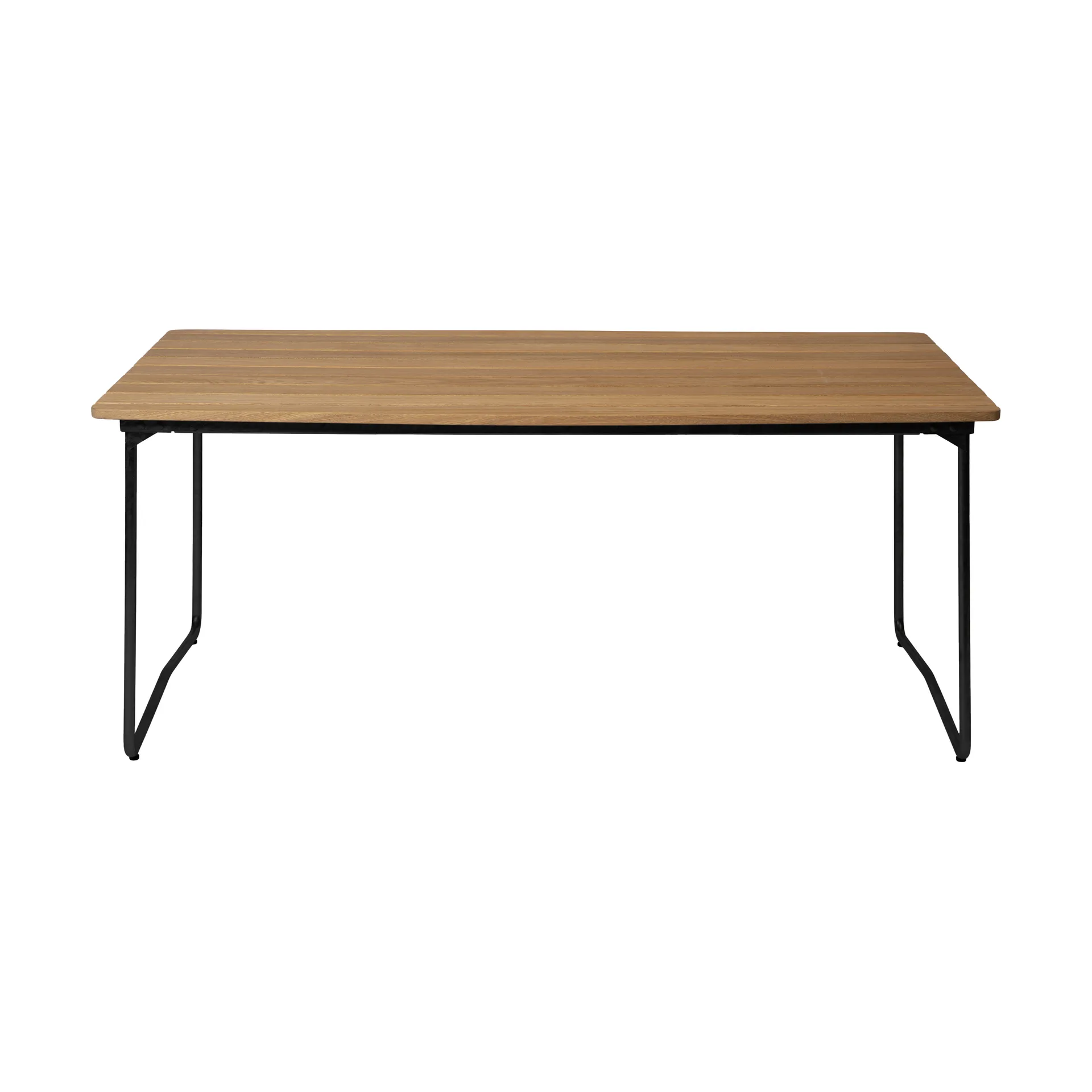 Mesa de comedor B31, Roble aceitado-negro Grythyttan Stålmöbler