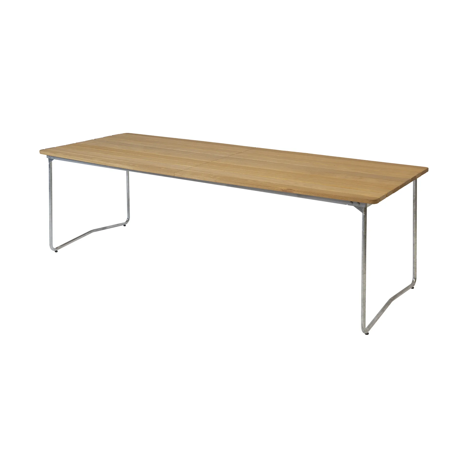 Mesa de comedor B31, Roble aceitado-patas galvanizadas Grythyttan Stålmöbler