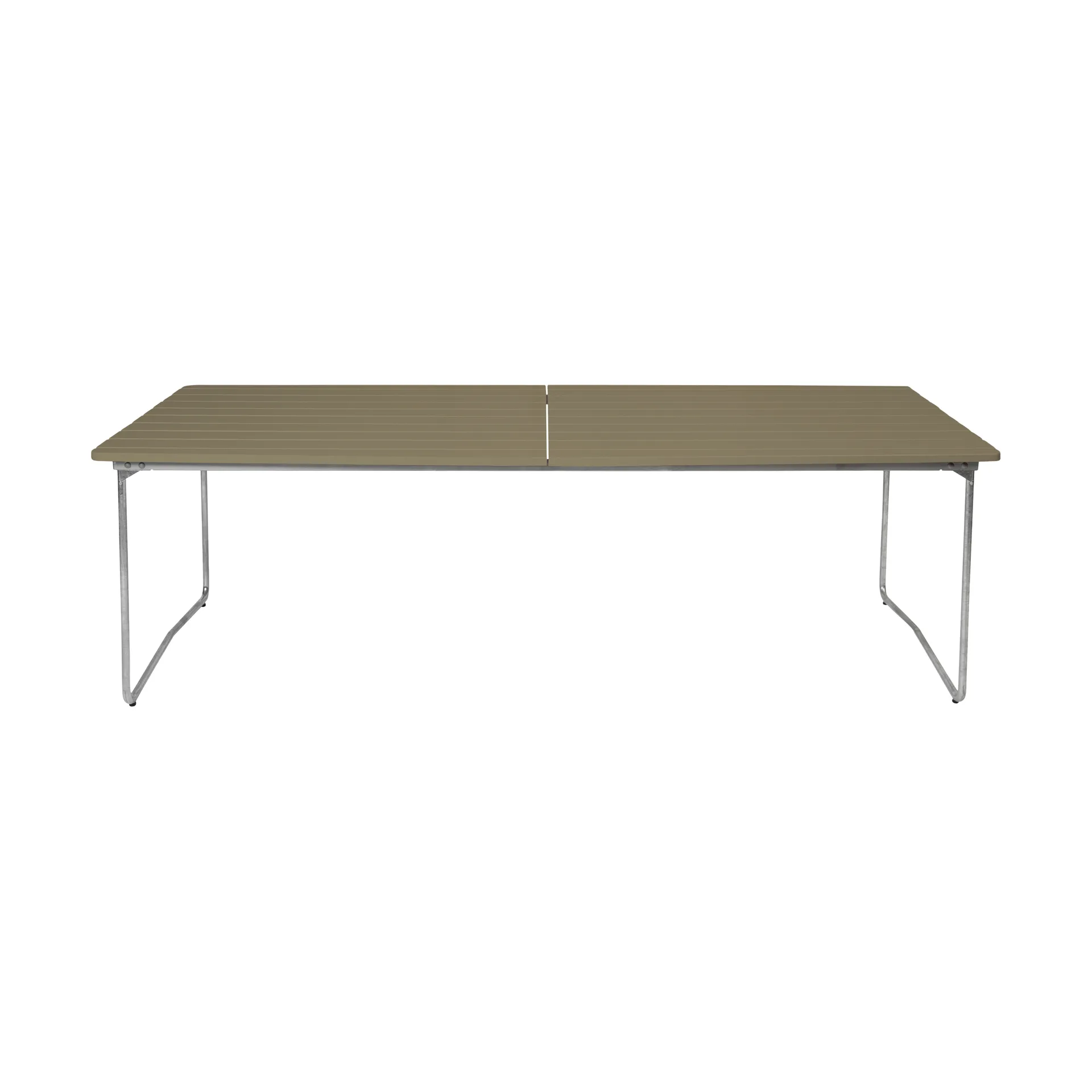 Mesa de comedor B31, Verde claro roble-acero galvanizado Grythyttan Stålmöbler