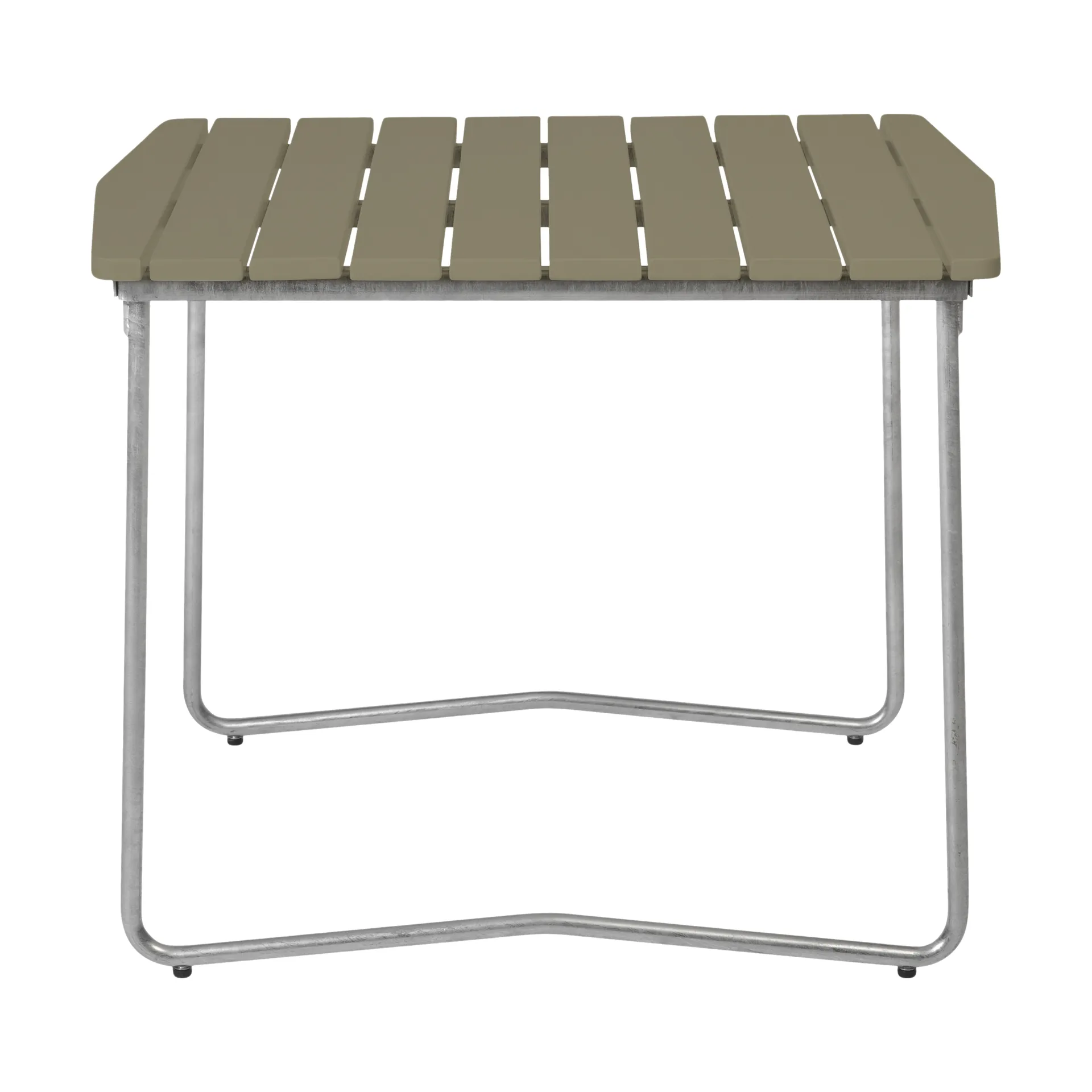 Mesa de comedor B31, Verde claro roble-galvanizada en caliente Grythyttan Stålmöbler