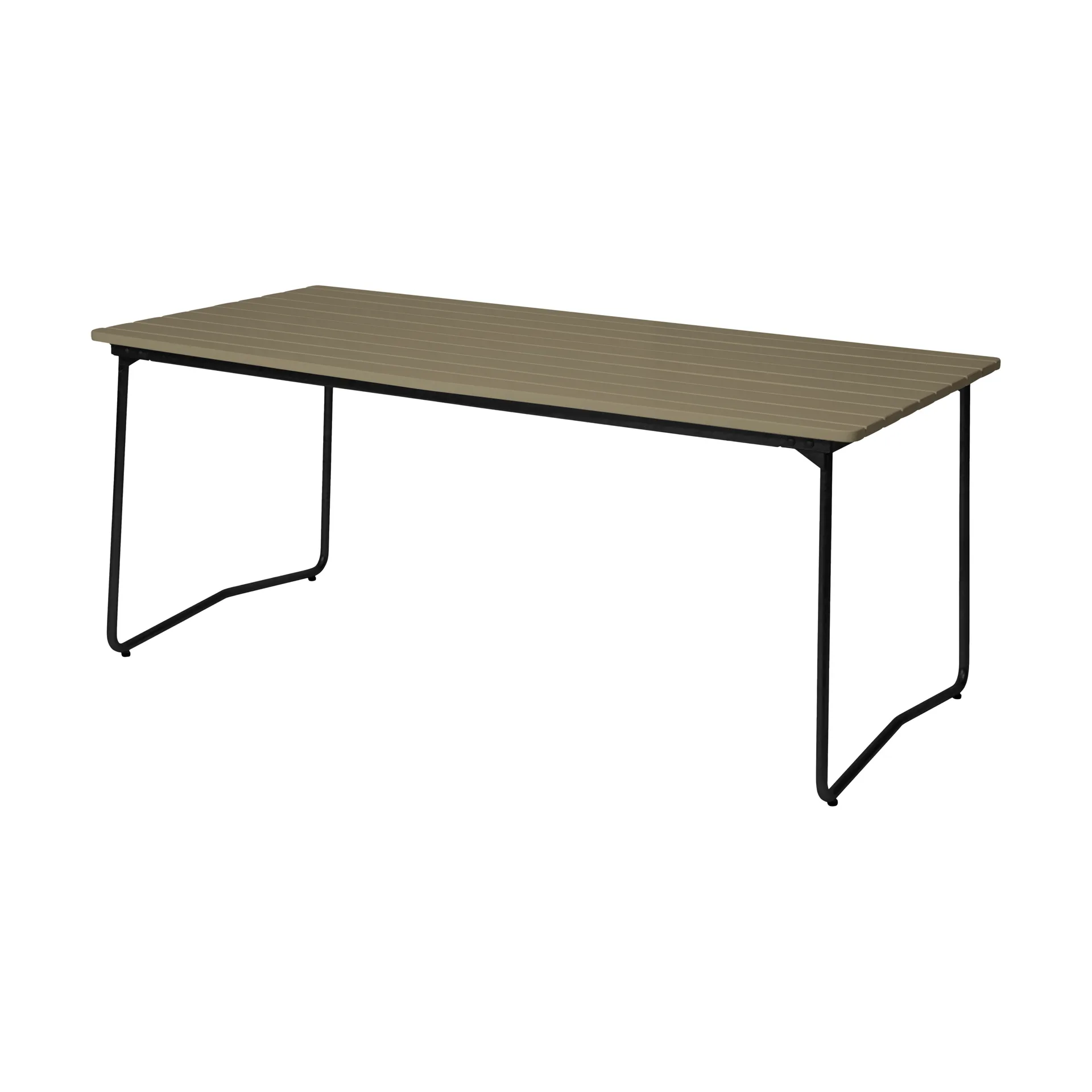 Mesa de comedor B31, Verde claro roble-negro Grythyttan Stålmöbler