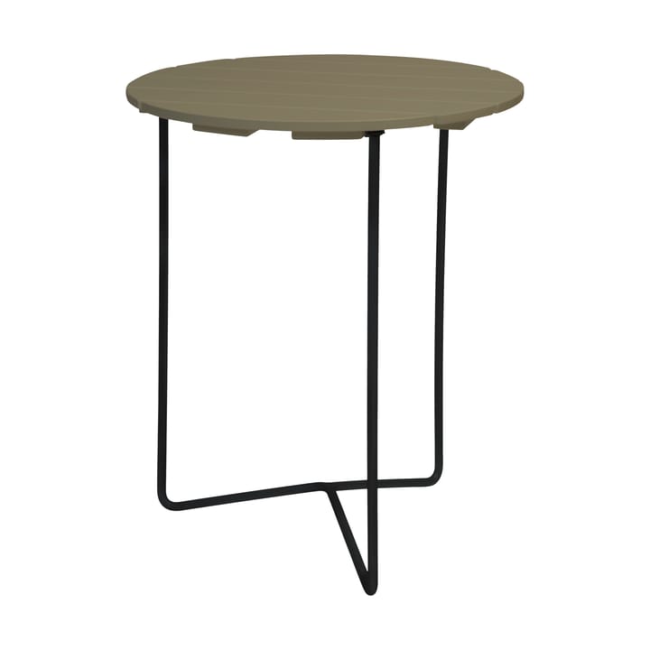 Mesa Table 6B Ø60 cm - Verde claro roble-negro - Grythyttan Stålmöbler