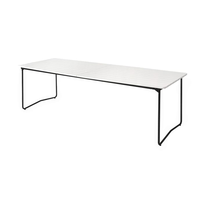 Mesa Table B31 230 cm, Roble lacado blanco-negro Grythyttan Stålmöbler