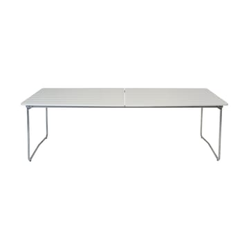 Mesa Table B31 230 cm - Roble lacado blanco-patas galvanizadas - Grythyttan Stålmöbler