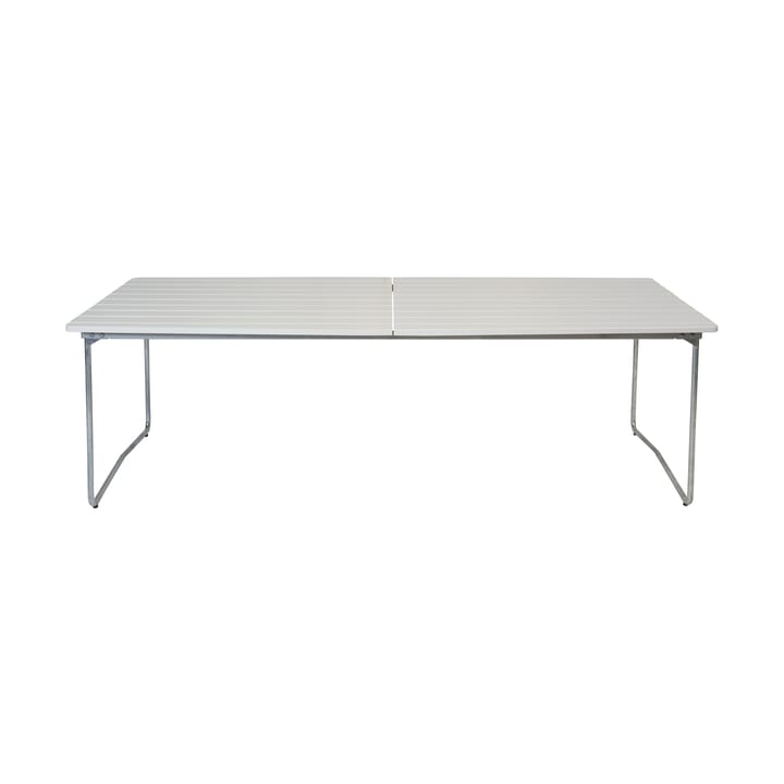 Mesa Table B31 230 cm - Roble lacado blanco-patas galvanizadas - Grythyttan Stålmöbler