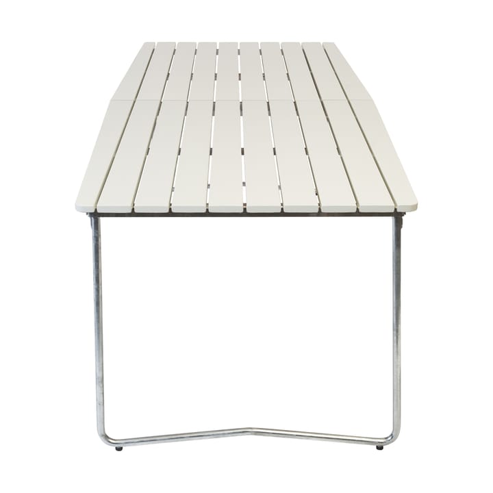 Mesa Table B31 230 cm - Roble lacado blanco-patas galvanizadas - Grythyttan Stålmöbler