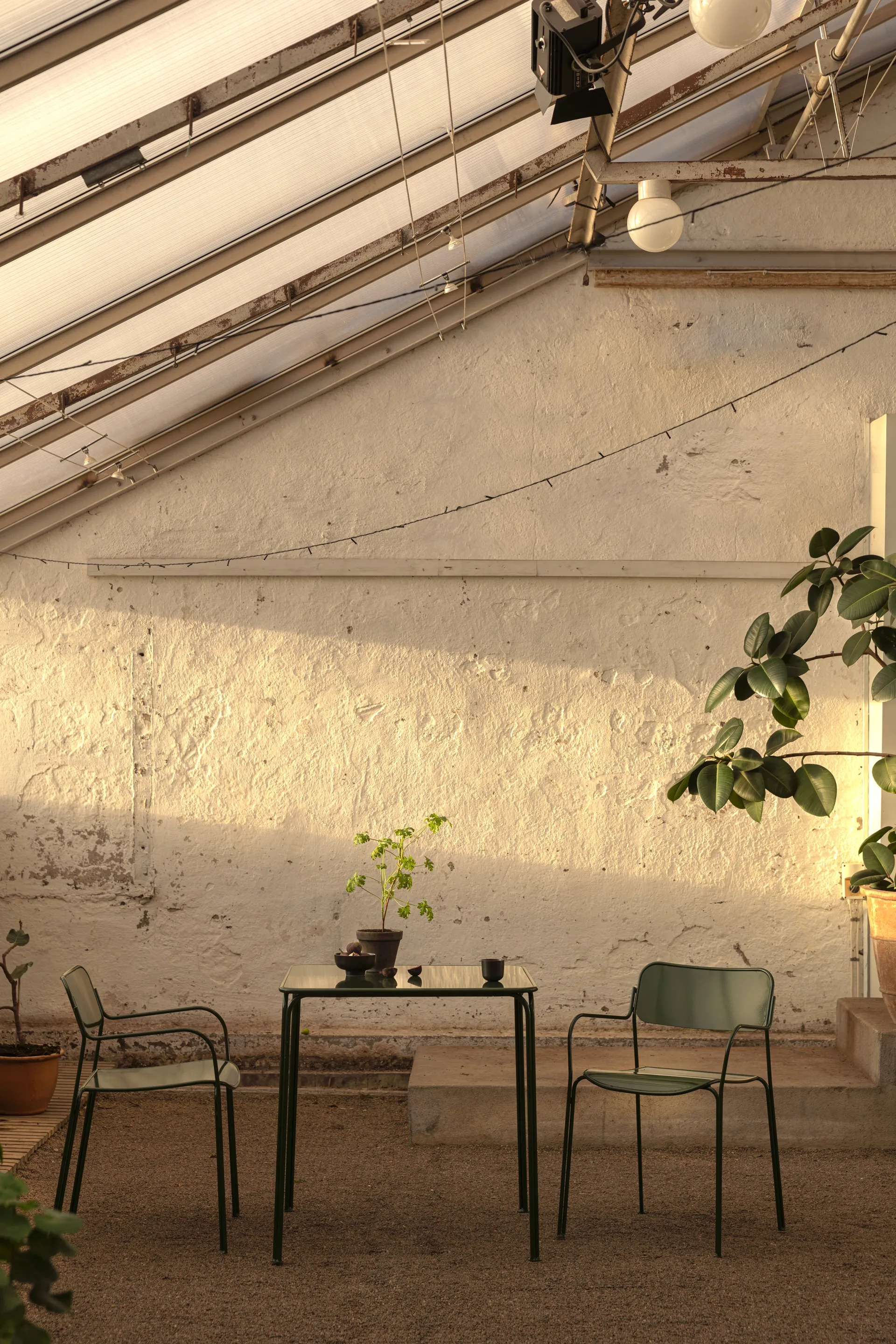 Mesa Table Libelle 70x70 cm, Verde Grythyttan Stålmöbler