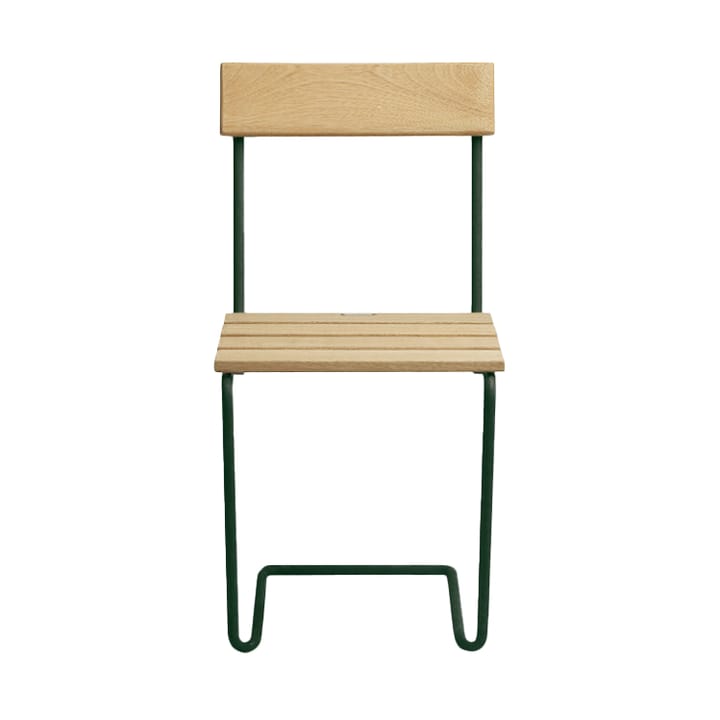 Silla 1, Pino aceitado-verde Grythyttan Stålmöbler