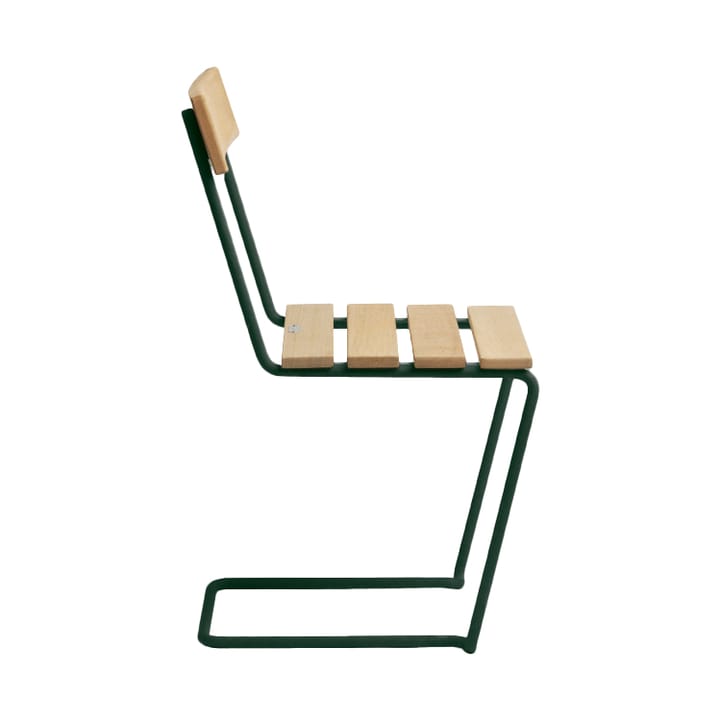Silla 1, Pino aceitado-verde Grythyttan Stålmöbler