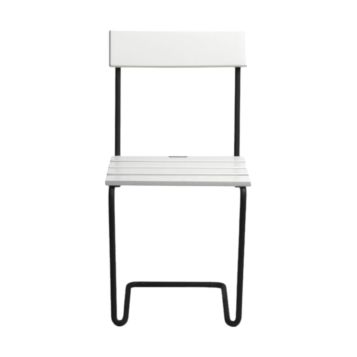 Silla 1, Roble tratado blanco-negro Grythyttan Stålmöbler