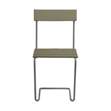 Silla 1 - Verde claro roble-acero galvanizado - Grythyttan Stålmöbler