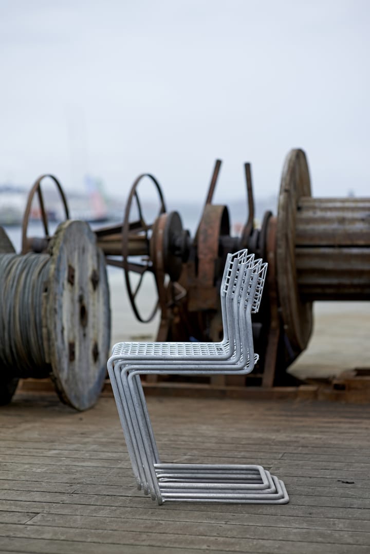 Silla High Tech, Galvanizado en caliente Grythyttan Stålmöbler