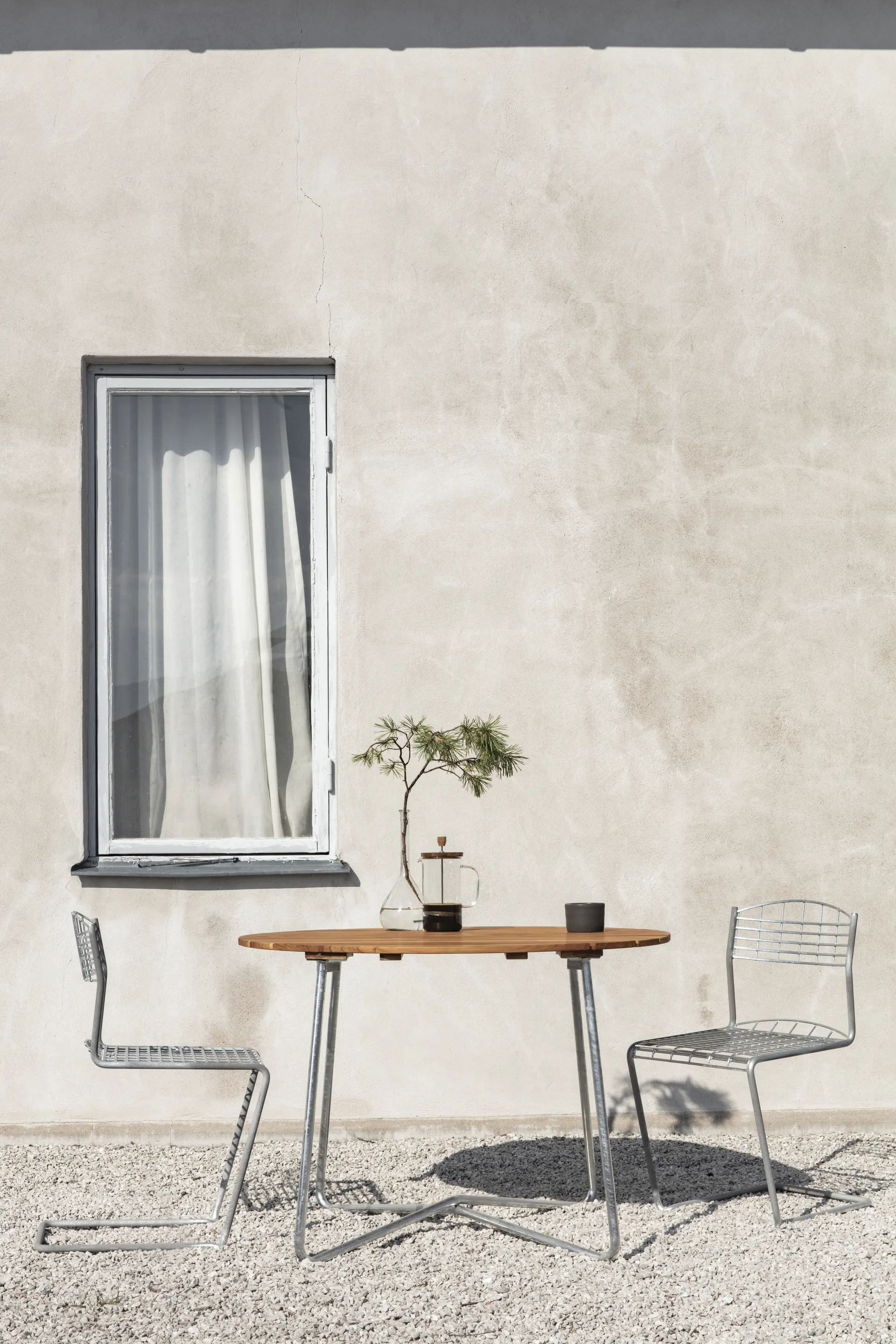 Silla High Tech, Galvanizado en caliente Grythyttan Stålmöbler