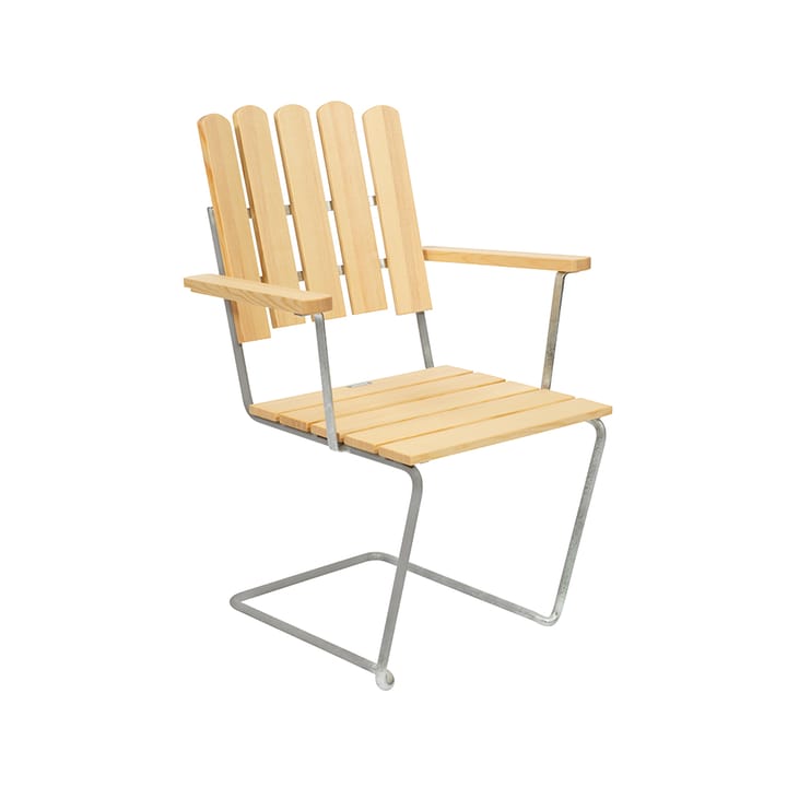Sillón A2, Pino aceitado-galvanizada en caliente Grythyttan Stålmöbler