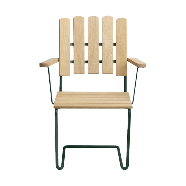 Sillón A2, Pino aceitado-verde Grythyttan Stålmöbler