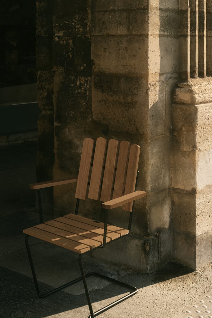 Sillón A2, Pino aceitado-verde Grythyttan Stålmöbler