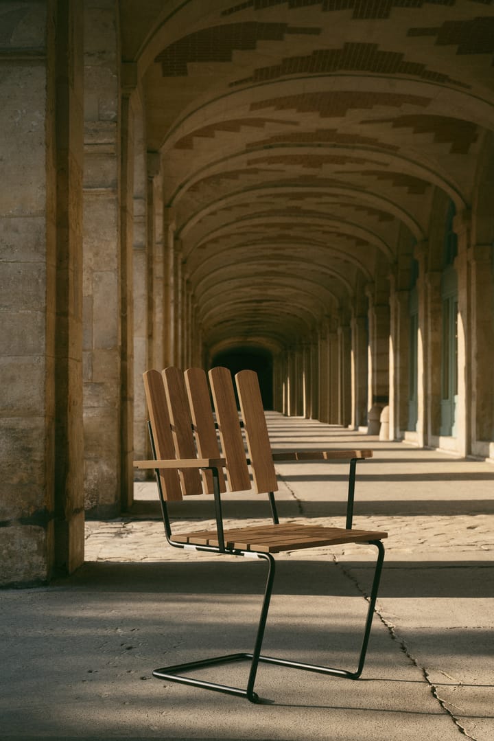 Sillón A2, Pino aceitado-verde Grythyttan Stålmöbler