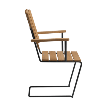 Sillón A2 - Teca sin tratar-negro - Grythyttan Stålmöbler
