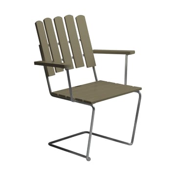 Sillón A2 - Verde claro roble-acero galvanizado - Grythyttan Stålmöbler