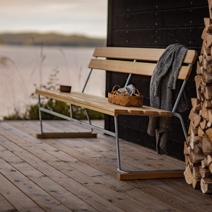 Sofá 5, Teca-estructura galvanizada en caliente Grythyttan Stålmöbler