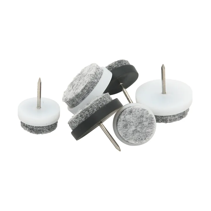 Taco protector para muebles con clavo Guardian Ø20 mm, 8-pack - Blanco - Guardian