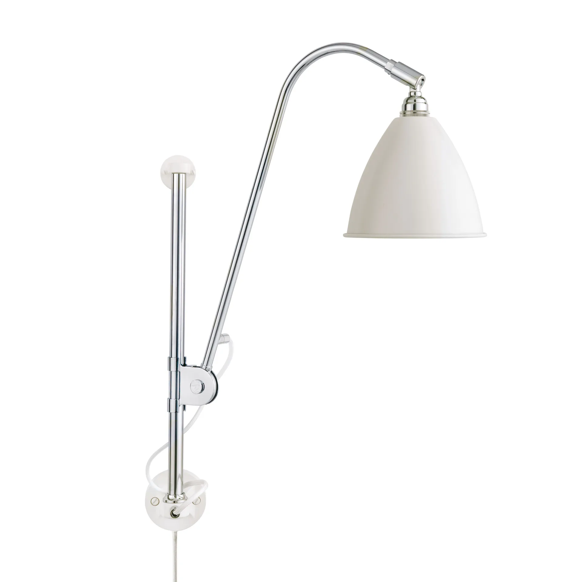 Aplique de pared Bestlite BL5, Blanco mate-crudo GUBI