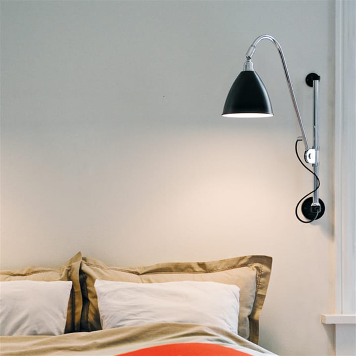 Aplique de pared Bestlite BL5, Negro-cromo GUBI