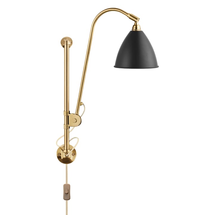Aplique de pared Bestlite BL5 - Negro-latón - GUBI