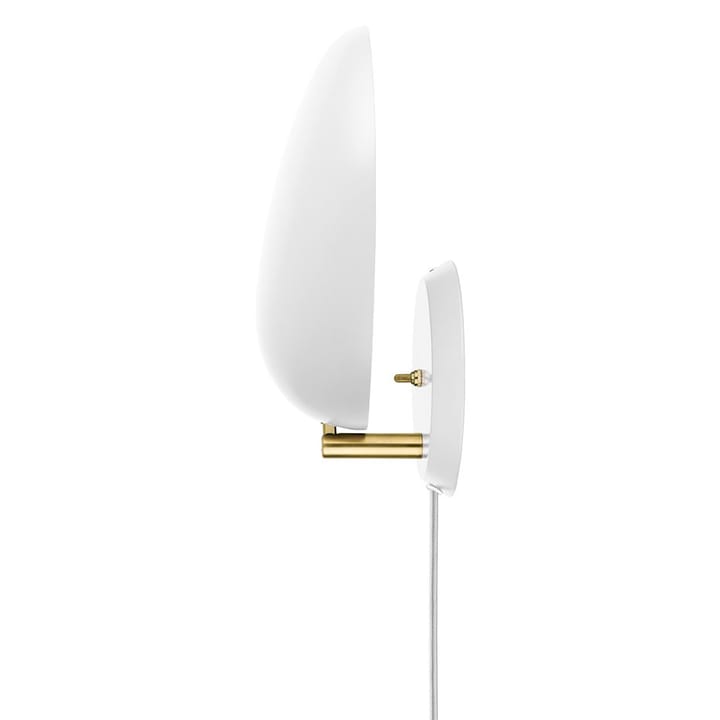 Aplique de pared Cobra, blanco mate GUBI