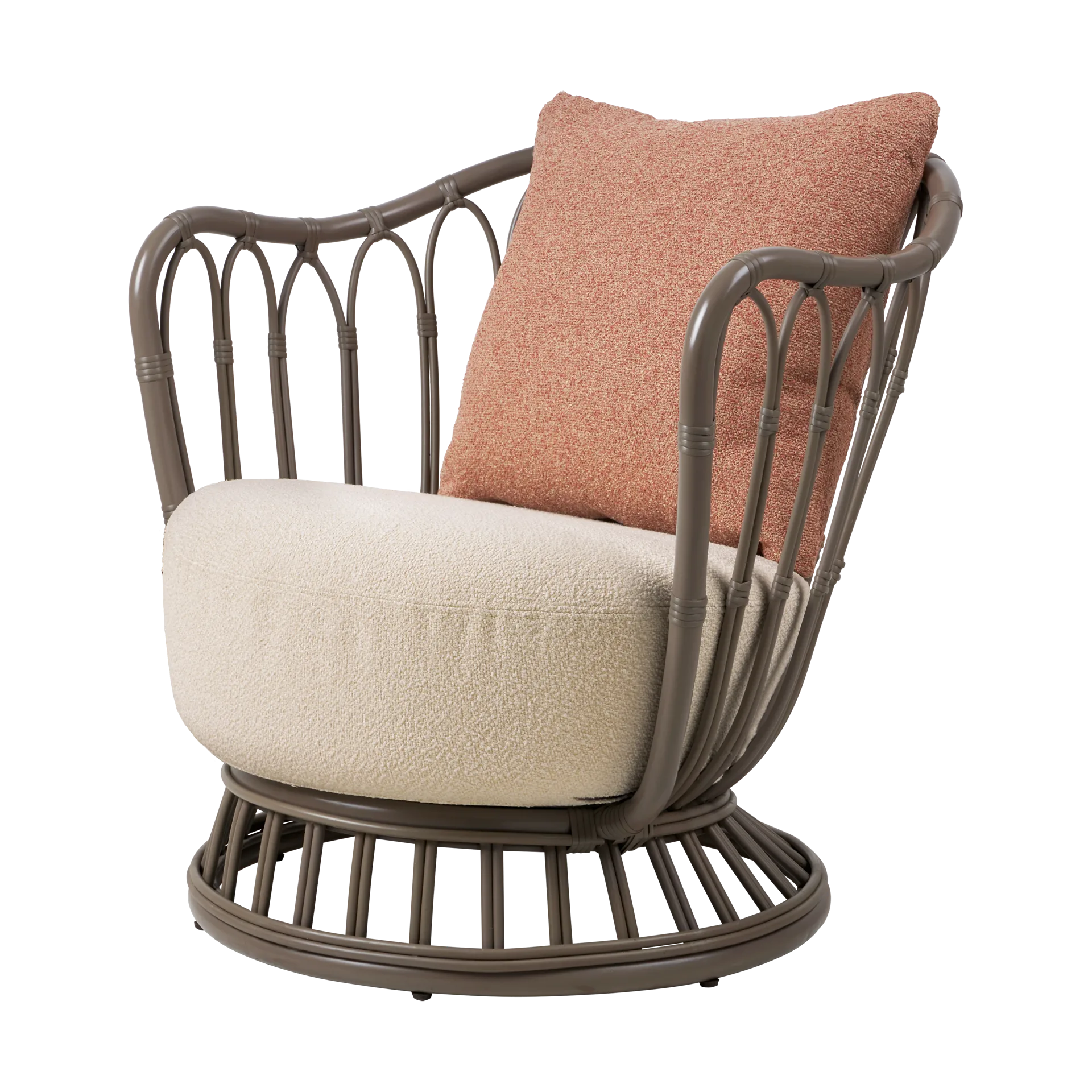 Butaca Grace Outdoor, Lorkey Limonta 41-44-mushroom gray GUBI