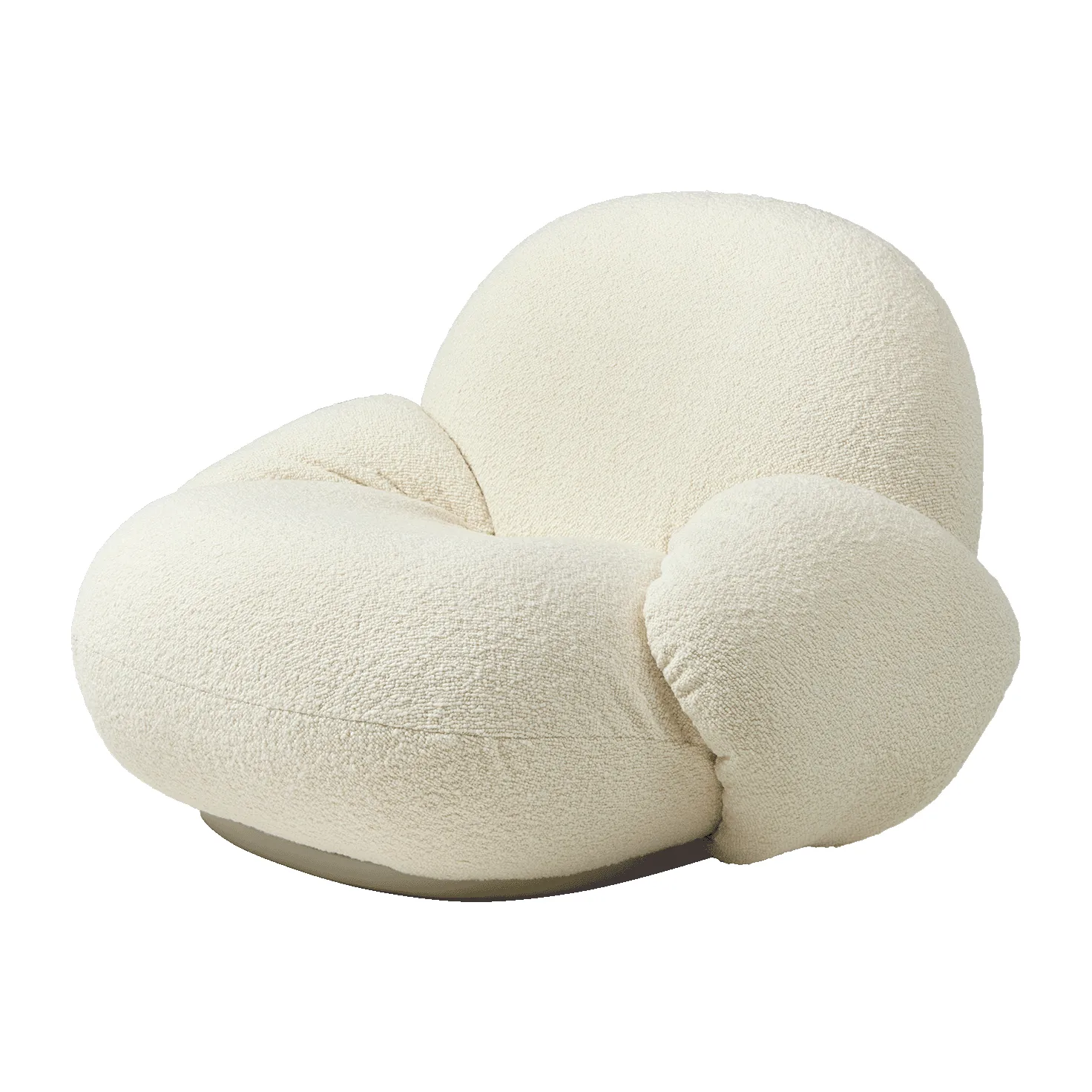 Butaca Lounge con reposabrazos Pacha, Karakorum 001-pearl gold GUBI