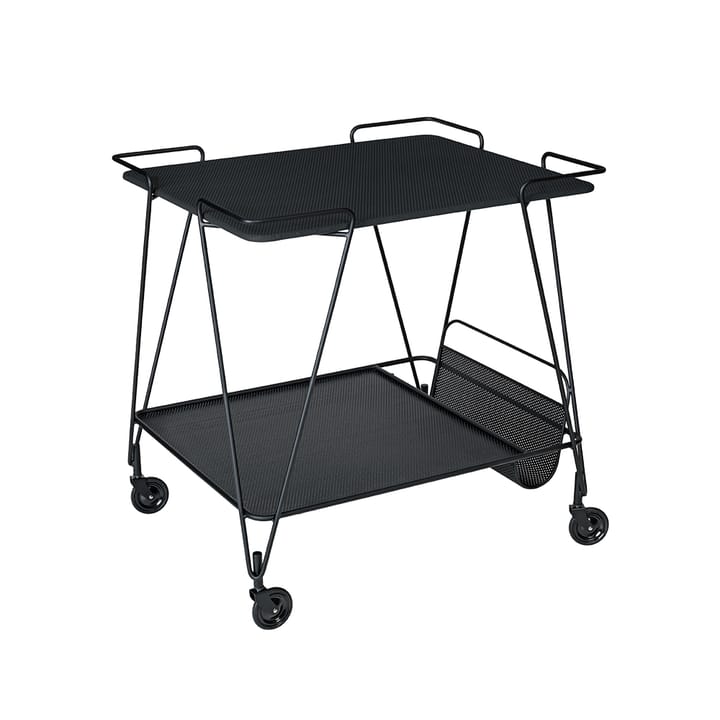 Carro con ruedas Matégot Trolley - Black - GUBI