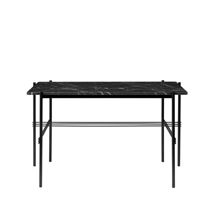 Escritorio TS Desk - Marble black, acero lacado negro - GUBI