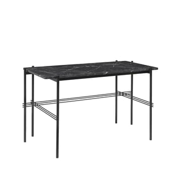 Escritorio TS Desk - Marble black, acero lacado negro - GUBI