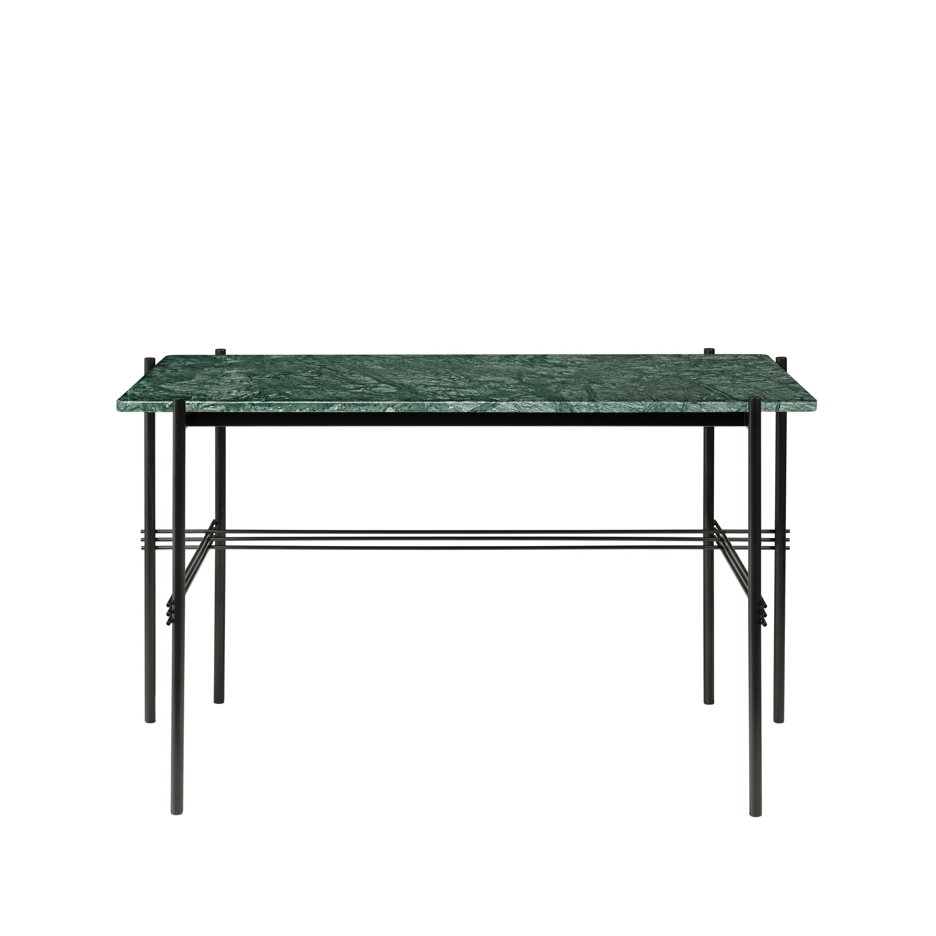 Escritorio TS Desk, Verde mármol-acero lacado negro GUBI